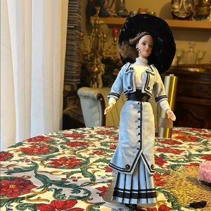 Vintage Style Doll in Elegant Outfit